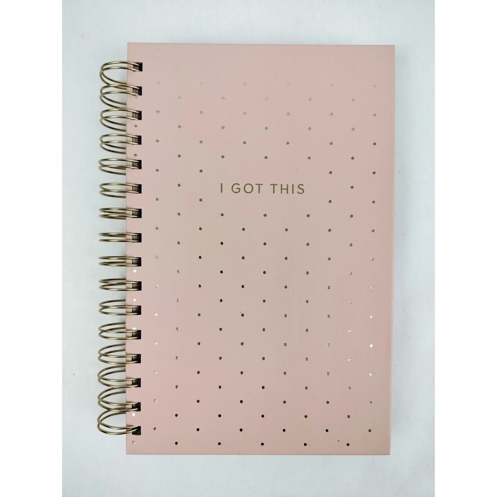 U Brands I Got This Monthly Weekly Planner Hard Cover Light Pink Undated